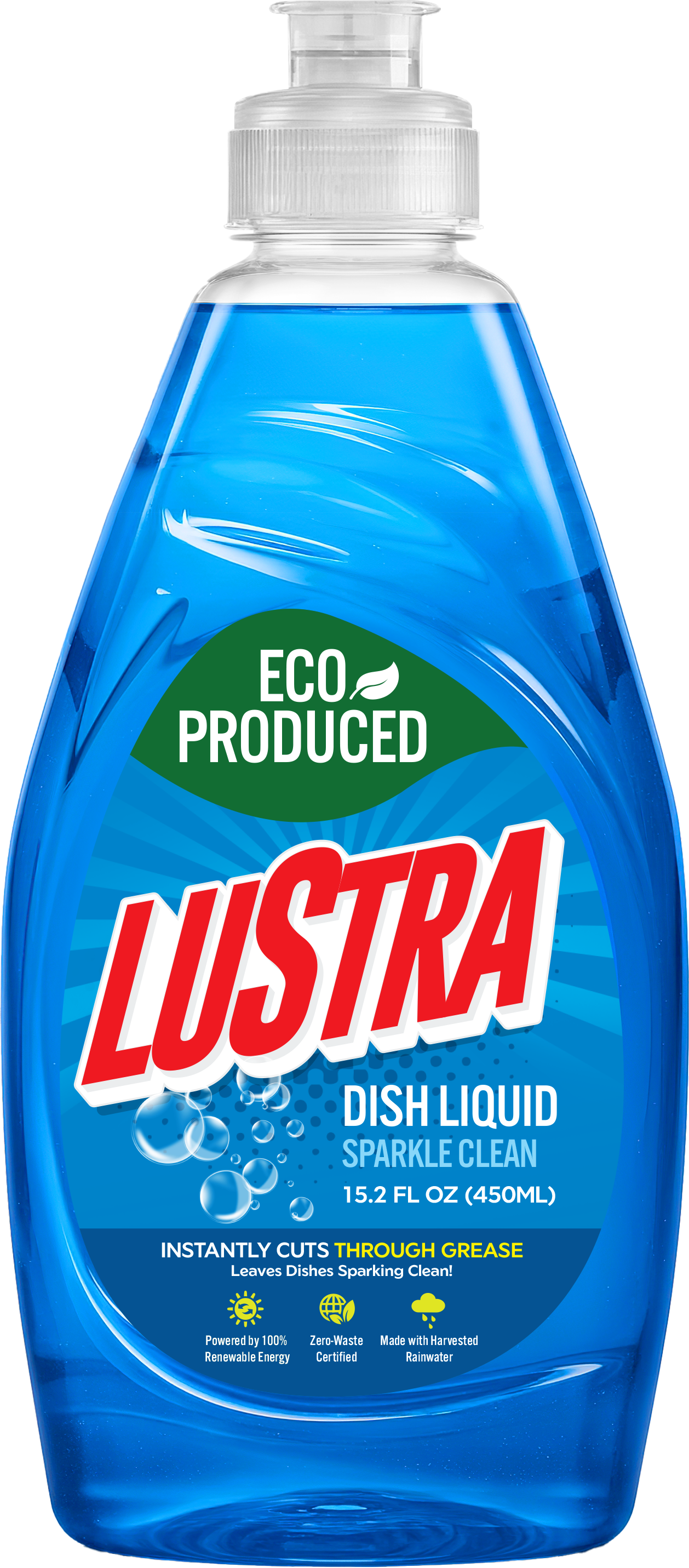 Sparkle Clean — Crisp, neutral scent — leaves dishes shining.